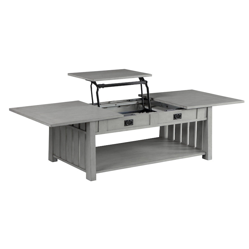 DH BASIC Mission 46-inch Wood Lift Top Coffee Table