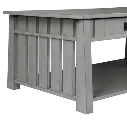 DH BASIC Mission 46-inch Wood Lift Top Coffee Table