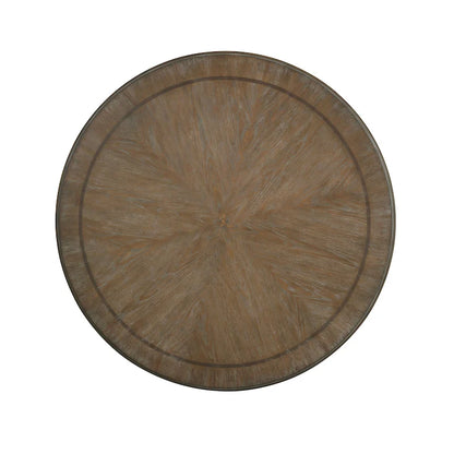 The Gray Barn Caelum Farmhouse Antique White 60-inch Wood Round Dining Table