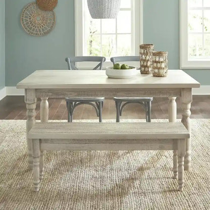 Grain Wood Furniture Valerie 63-inch Solid Wood Dining Table