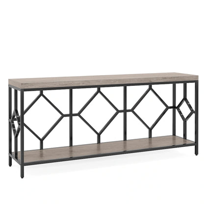 70.9 Inche Extral Long Console Sofa Accent Table for Entryway Living Room
