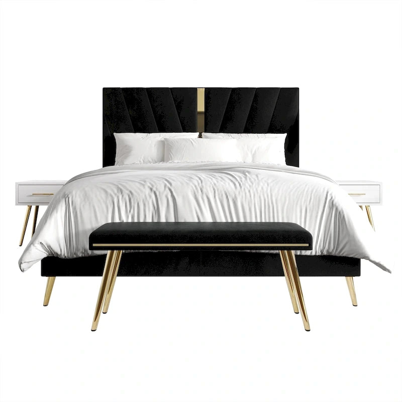 CraftPorch 4 Piece Contemporary Bedroom Set