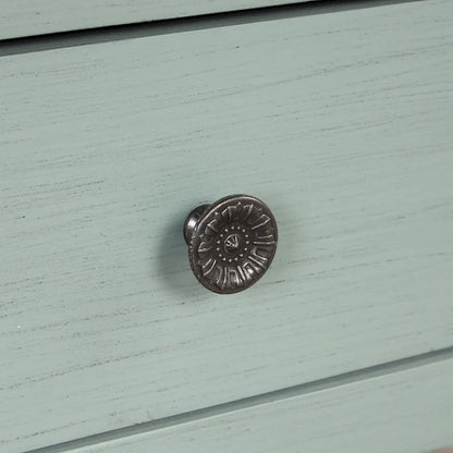 Modern Solid Pine Wood Top Console Table with 3 Drawers and 2 Shelves